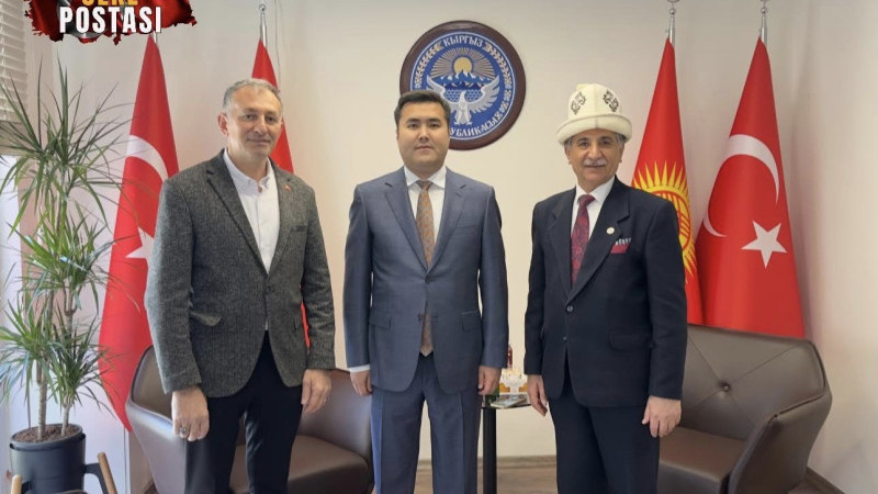 ÜLKE POSTASI’NDAN KIRGIZİSTAN BAŞKONSOLOSLUĞU’NA ZİYARET