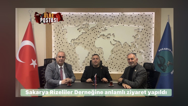 Sakarya Rizeliler dernek Başkanı’na anlamlı ziyaret