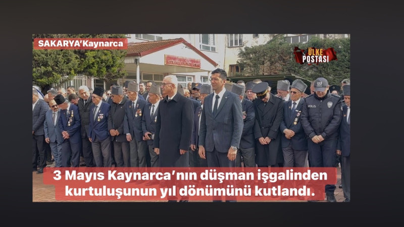 3 Mayıs Kaynarca’nın düşman işgalinden kurtuluşunun yıl dönümünü kutlandı.