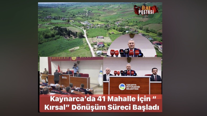 Kaynarca’da 41 Mahalle İçin “Kırsal” Dönüşüm Süreci Başladı