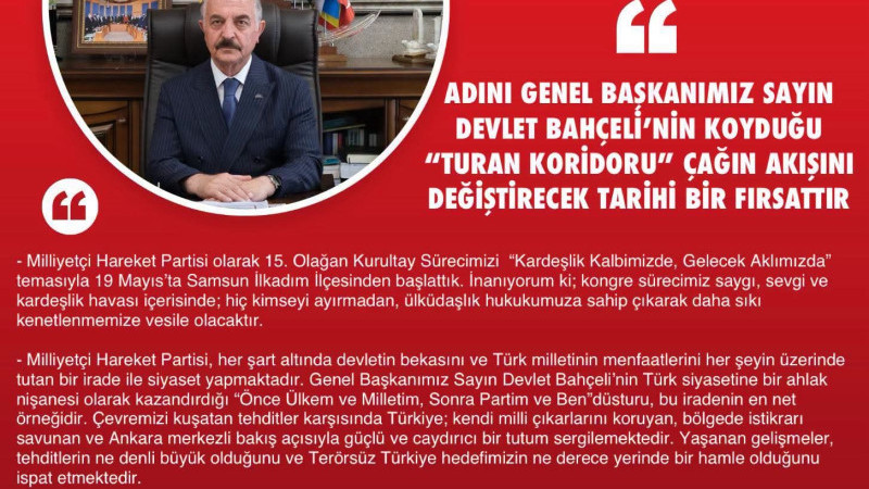  Sayın Devlet Bahçeli’nin koyduğu 