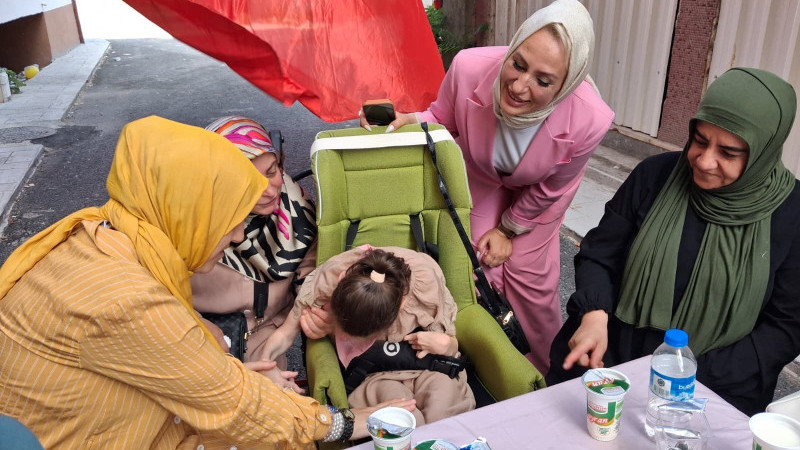 Sakarya'da özel gereksinimli çocuklar için döner pilav şenliği düzenlendi