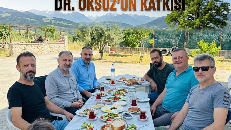 ŞEFİK ARMAN’IN KAYNARCA’DAKİ AİLE ÇİFTLİĞİNDE DOSTLAR SOFRASI
