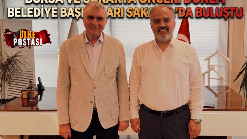 BURSA VE SAKARYA ÖNCEKİ DÖNEM BELEDİYE BAŞKANLARI SAKARYA'DA BULUŞTU