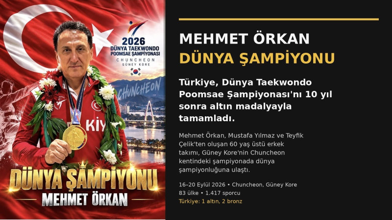 TÜRKİYE’DEN GÜNEY KORE’DE TARİHİ BAŞARI