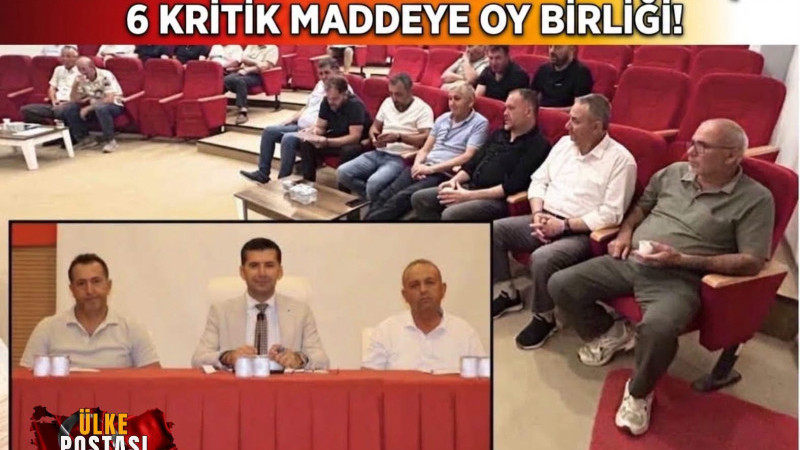 KAYNARCA’DA TAM UYUM VE DEV BÜTÇE: 6 KRİTİK MADDEYE OY BİRLİĞİ!