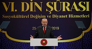 Erdoğan, "6. Din Şûrası"nın kapanış programına katıldı
