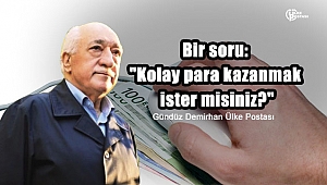 Bir soru: "Kolay para kazanmak ister misiniz?"