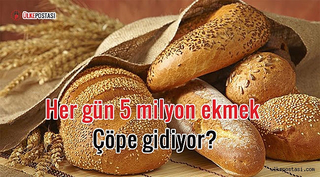 Her gün 5 milyon ekmek çöpe gidiyor?