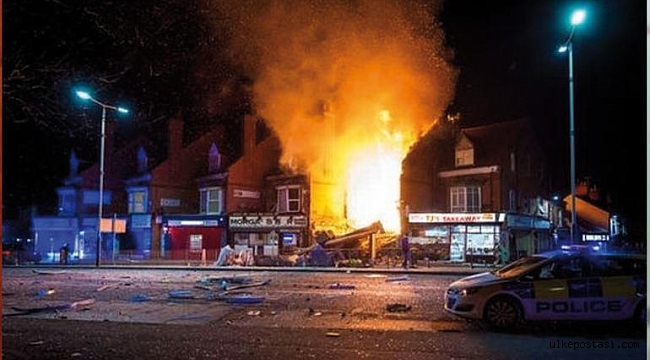 İngiltere Panikte, Leicester şehrinin Hinckley Road bölgesinde büyük patlama!