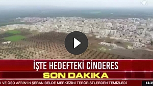 Cinderes, İHA'lar tarafından görüntülendi?