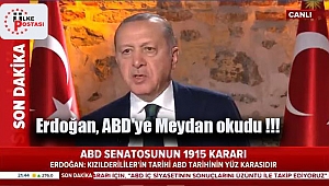 Erdoğan, ABD'ye Meydan okudu !!!