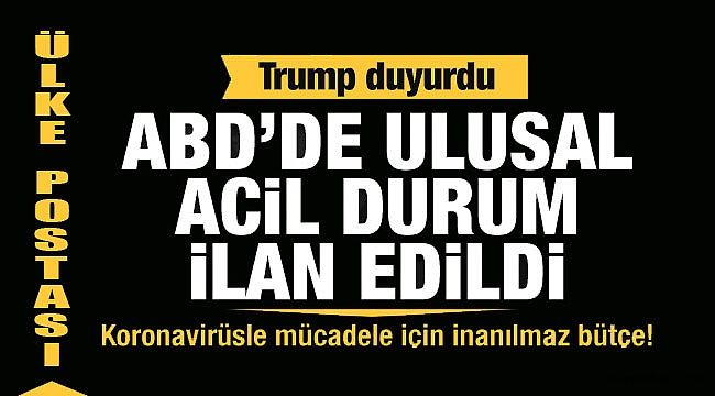 ABD ulusal acil durum ilan etti?