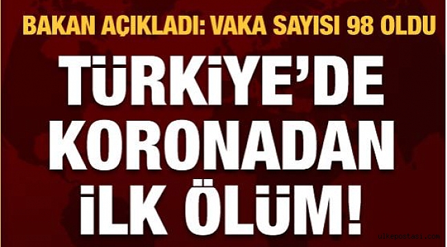 Türkiye'de KoronaVİRÜSten ilk ölüm?