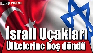 İsrail Uçakları Ülkelerine boş döndü?