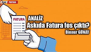 Askıda Fatura fos çıktı? ANALİZ..?