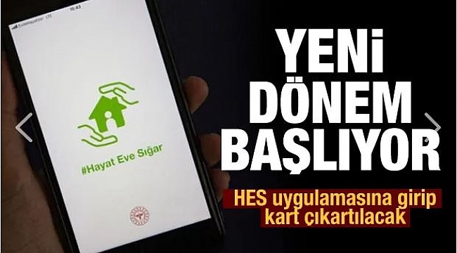 Aşı kartı dönemi başlıyor!