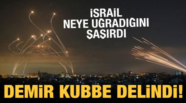 İsrail 920 füzeyi engelleyemedi: Demir Kubbe delindi!