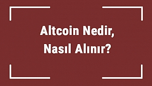 Altcoin Nedir, Nasıl Alınır? En Büyük Altcoin Hangisidir, Altcoinler Neren Alınır?