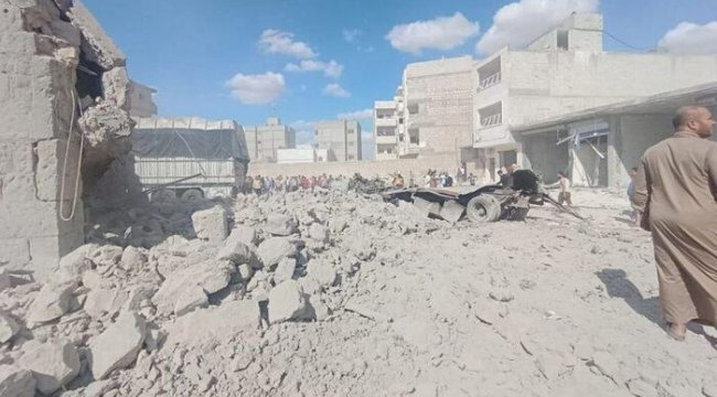 El Bab'da kanlı gün! Bomba yüklü araç patladı: 4 yaralı