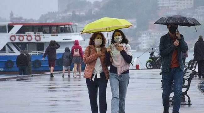 Meteoroloji'nin hava durumu tahmi "kuvvetli yağış uyarısı" 