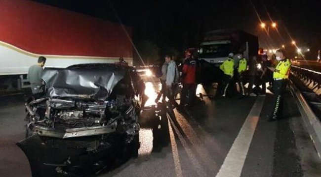 Sapanca'da zincirleme kaza: 5 yaralı