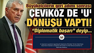 CHP'li Çeviköz den "U" dönüşü!