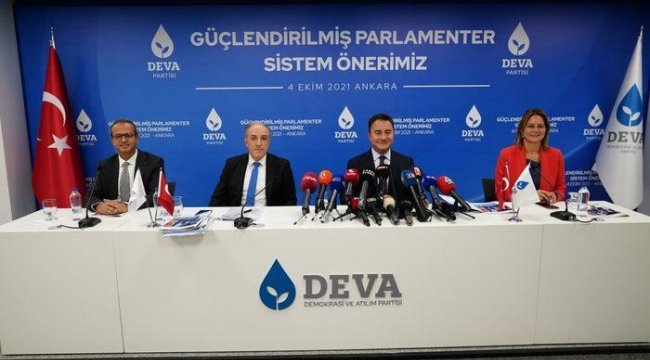 DEVA Partisi'nden Güçlendirilmiş Parlamenter Sistem önerisi: 'Partili cumhurbaşkanlığına son vereceğiz'