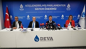 DEVA Partisi'nden Güçlendirilmiş Parlamenter Sistem önerisi: 'Partili cumhurbaşkanlığına son vereceğiz'