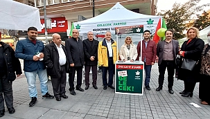 GELECEK PARTİSİ' Halkın içinde çalışmaları