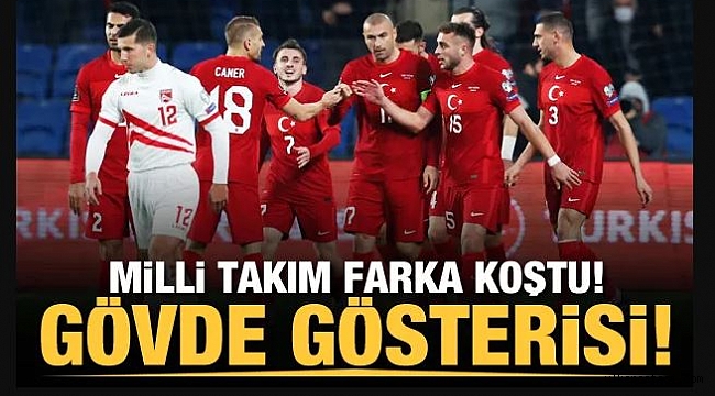 Milli Takımımızdan Gövde gösterisi!