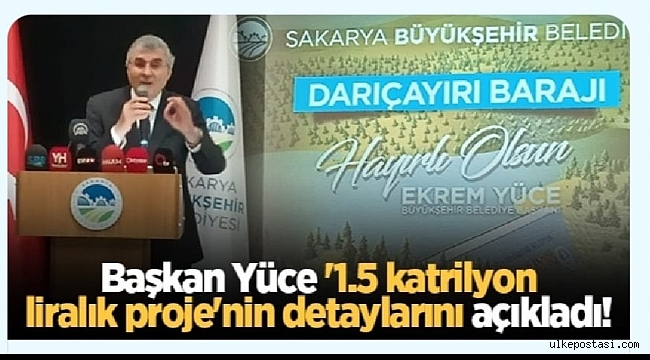 SAKARYA" KARASU' DARIÇAYIRI BARAJ PROJESİ 