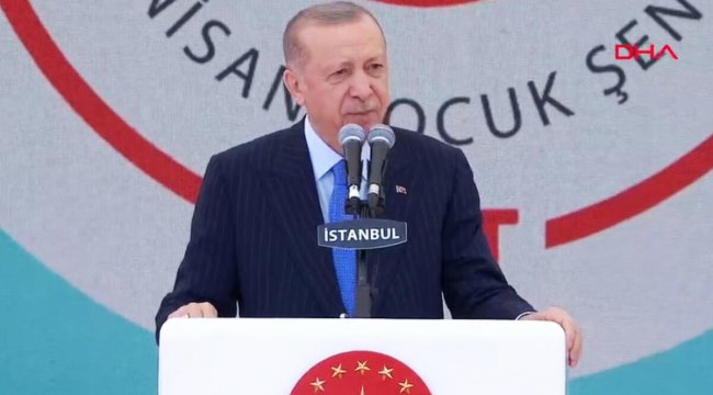 Son dakika... Cumhurbaşkanı Erdoğan: Çocukların kulakları bomba sesleriyle değil, akranlarının neşesiyle çınlamalı