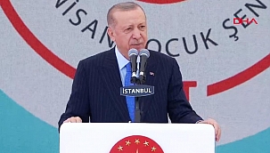 Son dakika... Cumhurbaşkanı Erdoğan: Çocukların kulakları bomba sesleriyle değil, akranlarının neşesiyle çınlamalı