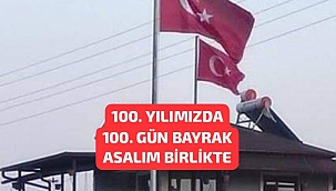 100. YILIMIZDA; 100 GÜN TÜRK BAYRAĞI ASALIM