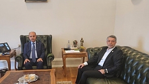 Yeni Yüzyıl Partisi Genel Başkanı Arslan, İçişleri Bakanlığı'nda Üst Düzey Temaslarda Bulundu