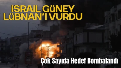 İsrail Savaş Uçakları, Lübnan’ın Güneyini Vurdu