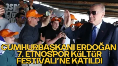 Cumhurbaşkanı Erdoğan, 7. Etnospor Kültür Festivali’ni Ziyaret Etti