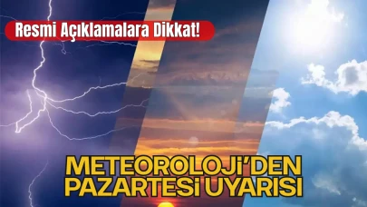Meteorolojik kaynaklar tarafından Türkiye'ye acil Pazartesi uyarısı yapıldı