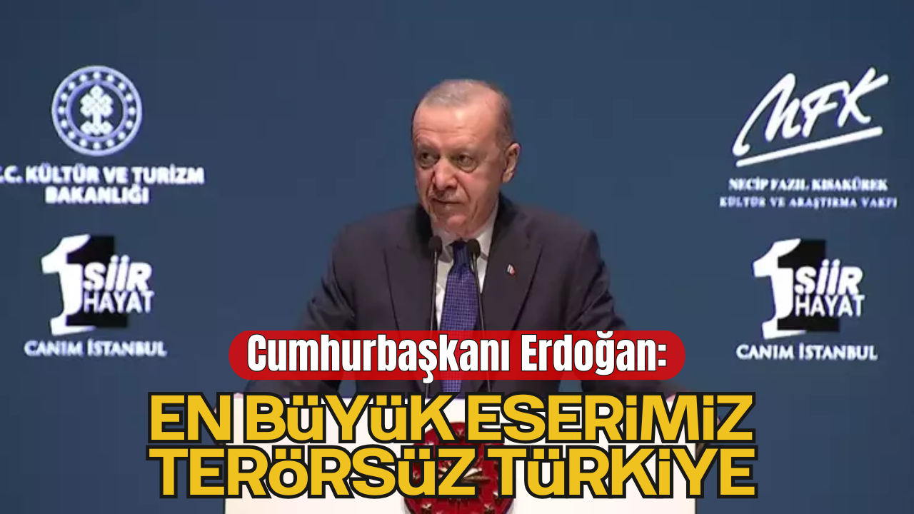 Cumhurbaşkanı Recep Tayyip Erdoğan, 'Bir Şiir Bir Hayat Canım İstanbul' Programında Açıklamalarda Bulundu