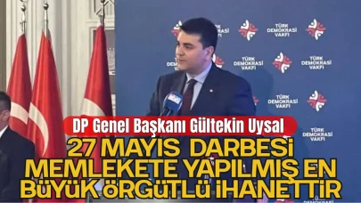 Demokrat Parti Lideri Gültekin Uysal, ‘Bütün Yönleriyle Darbeler ve Vesayetler’ konulu programa katıldı