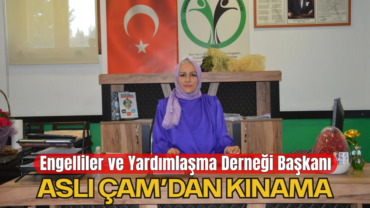 Engelliler ve Yardımlaşma Derneği Başkanı Aslı Çam’dan Kınama