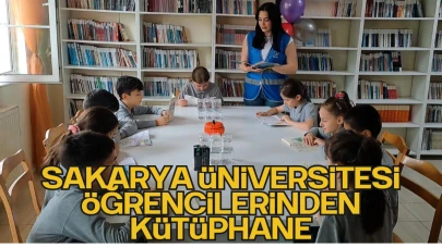Sakarya Üniversitesi Öğrencilerinden Kütüphane