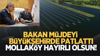 Bakan Osman Aşkın Bak’tan Sakarya Mollaköy Projesi’ Müjdesi.