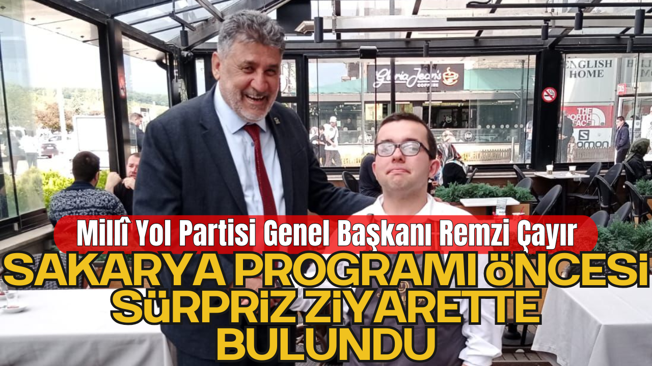 Millî Yol Partisi Genel Başkanı Remzi Çayır, Sakarya Programı Öncesi Bolu Mengen’den Yavuz Selim Ak ile Buluştu