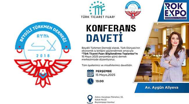 Beydilli Türkmen Derneği'nden konferans duyurusu