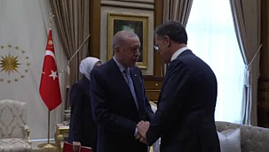 Cumhurbaşkanlığı Külliyesi'nde sürpriz konuk
