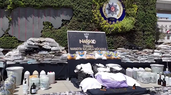 İstanbul'da zehir tacirlerine büyük darbe!