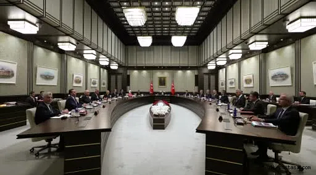 Kabine, Cumhurbaşkanı Erdoğan başkanlığında toplandı