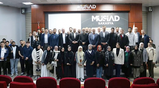 Medeniyet aklı MÜSİAD Sakarya'da konuşuldu; Dr. Savaş Şafak Barkçin, Sakarya'da gençlerle buluştu